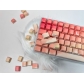 Light Flower Core 104+4 / 26 PBT Backlit Keycaps Set Cherry Profile for MX Switches Mechanical Gaming Keyboard